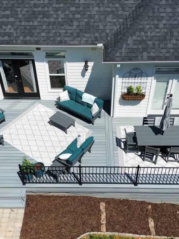 New deck built by russo builds in greenville, SC